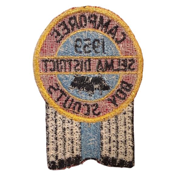1959 Embroidered BSA Patch Camporee Selma District Camp Boy Scouts Of America - Picture 2 of 2